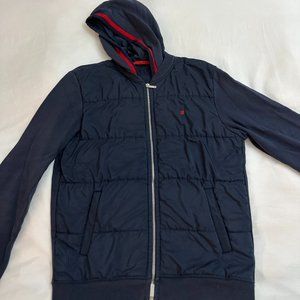 Carolina Herrera Hooded Sweatshirt (with front vest-like texture)